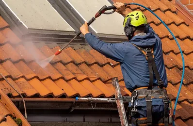 Démoussage et hydrofuge de toiture à Sainte-Montaine